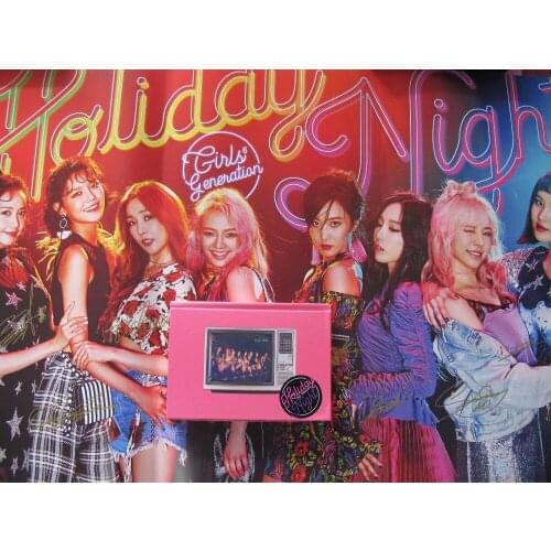 Signed SNSD autographed 2017 the 6th album Holiday Night CD+photobook+signed poster official koran version 082017
