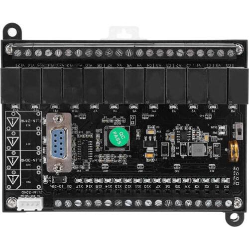 PLC Programmable Logic Controller FX1N-24MR Industrial Control Board Relay Module with Analog DC 24V