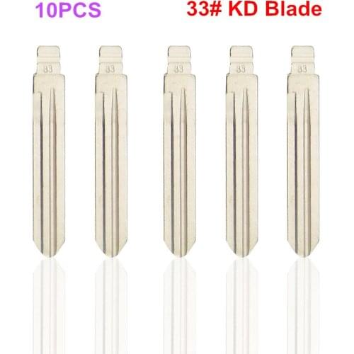 High Quality 10pcs/lot KD Key Blade 33# Metal Blank Remote Control KEYDIY Flip Folding Blade For Hyundai
