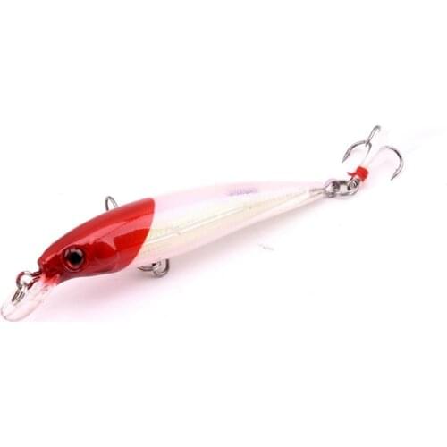 1pcs 7.2g 9cm Quality Minnow Fishing Lure with Feather Bionic Laser Hard Artificial Bait Wobblers Lures Sea Pesca