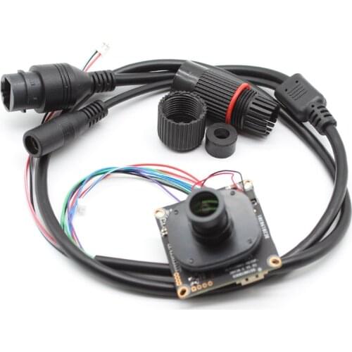HD 1080P CCTV 2MP Network IP Camera Module IPC board XMeye ONVIF P2P H.265+ weatherproof IP cable lens