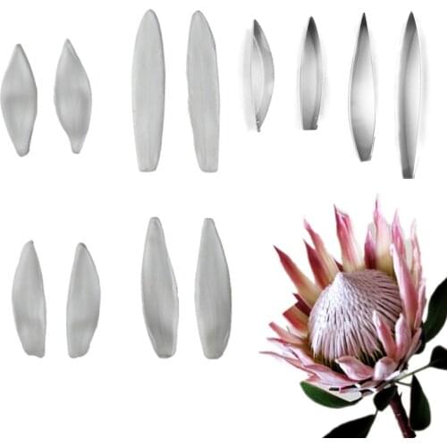 Protea Petals & Cutter Silicone Fondant Mould Cake Decor Tool Chocolate Gumpaste Mold, Sugarcraft, Bakeware,Kitchen Gadget