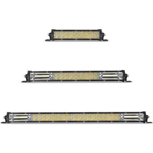LED Light 7" 13'' 20" Light Bar Dual Row Driving Lamp Combo Beam 6000K M6 12V 24V For Jeep Offroad Car Truck ATV UTV SUV
