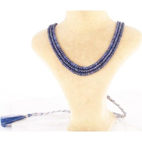 UM US JEWELRY Sapphire Cubic Zirconia Necklace