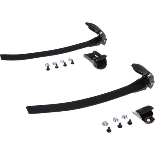 New PVC Inline Roller Skate Strap Buckle with Clamp Screws Nut Replacement Accessories for Men Women Outdoor Skating Parts