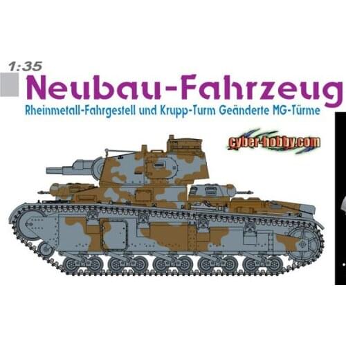 1/35 scale model Dragon 6666 Krupp "new structure chariot"