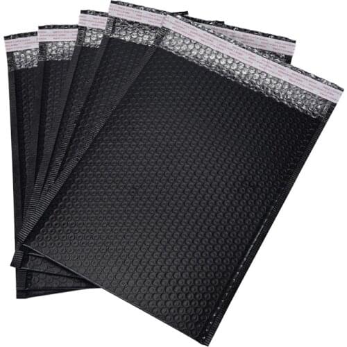 20 Pcs Bubble Film Envelope Bag Black Padded Gift Packaging Bag Anti-squeeze envelope Courier Bag Bubble Wrap Packaging Bag