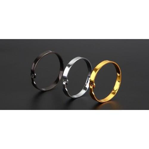 5Pcs 20/30mm Gold Sliver Metal Loose Leaf Book Binder Hinged Rings Black Keychain Album Scrapbook Craft Circle Photo Album Split