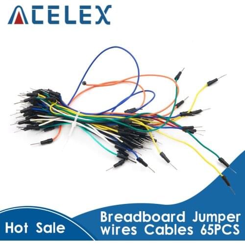 65pcs*10=650pcs Jump Wire New Solderless Flexible Breadboard Jumper wires Cables for-Arduino High quality