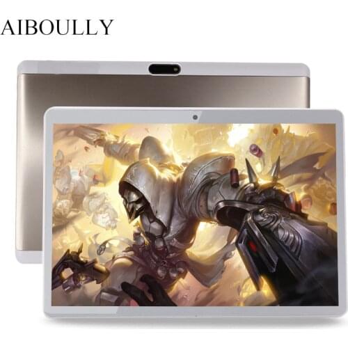 AIBOULLY Original 10.1 inch Android 7.0 Tablet PC 3G 4G LTE Phone Call Tablets Android 7 OS Octa Core 4G RAM Dual SIM Tab 9.7