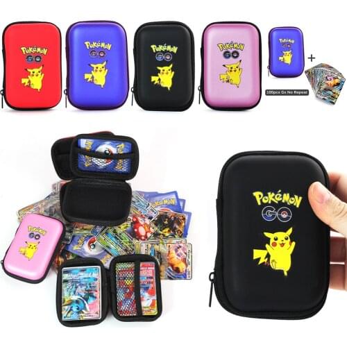 Game Pokemon Cards Album Book Cartoon Anime Card DIY Collectors Loaded List Holder 50 Capacity Binder Folder Toys For Kids