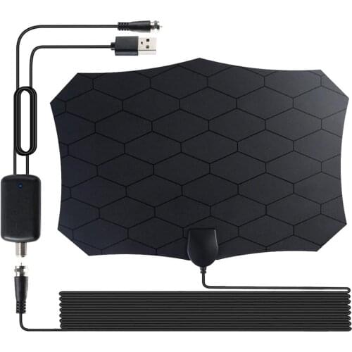 240 Miles Antenna 1080P Digital HDTV Indoor TV Antenna With Amplifier Signal Booster Radius Surf HD Mini Antennas Aerial