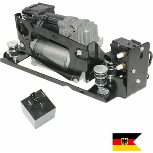 AP03 Air Compressor w/ Relay + Bracket + Valve Block For BMW 5 7 Series F01 F02 F04 F07 GT F11 37206789450