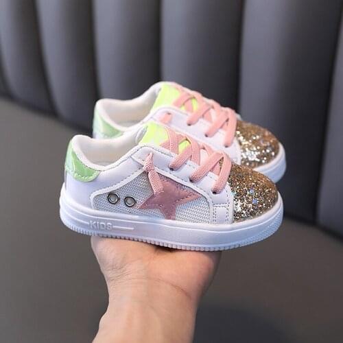 Children Sneakers 2021 Spring Girls Fashion Trainers Children Chunky Sneakers Baby Shoes Casual Sport Running Sneaker