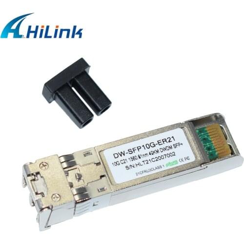DWDM SFP+ 1560.61nm 40km Paired With Demux/Mux DW-SFP10G-ER Network Compatible DOM DWDM SFP