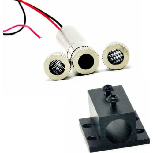 850nm 3.5mW Dot+Line+Cross 3 in 1DC3-5V IR Infrared Laser Module 12x35mm w/12mm Holder