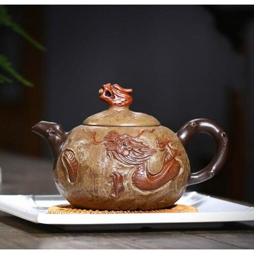 Yixing tea pot purple clay xishi Teapot Ore beauty kettle Master handmade Teaware Tea ceremony