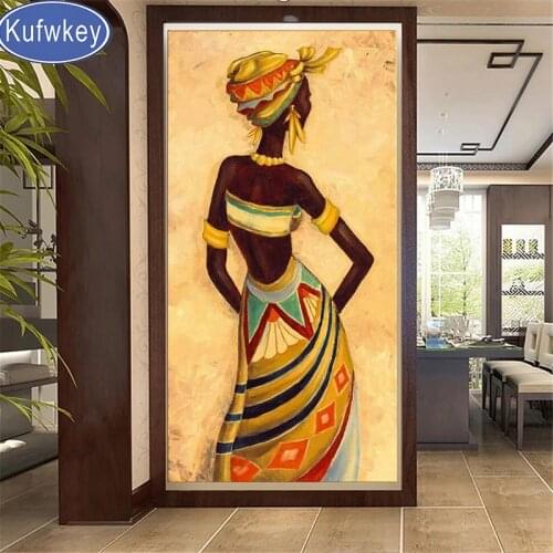 African Woman diamond painting,full,square,round diamond embroidery Fantasy Lady,mosaic diamond diy handwork puzzle diamant Art
