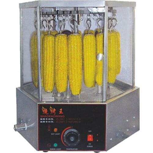 Corn roasting machine /meat automatic rotating barbecue grill /chicken shawarma machine