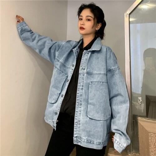 Will firm offers new BF spring wind restoring ancient ways joker Japanese denim jacket short female students