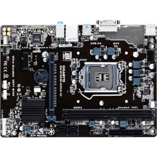 LGA1151 For Gigabyte GA-B150M-D3VX-SI Original Used Desktop B150 Motherboard B150M-D3VX-SI DDR4 USB3.0 SATA3