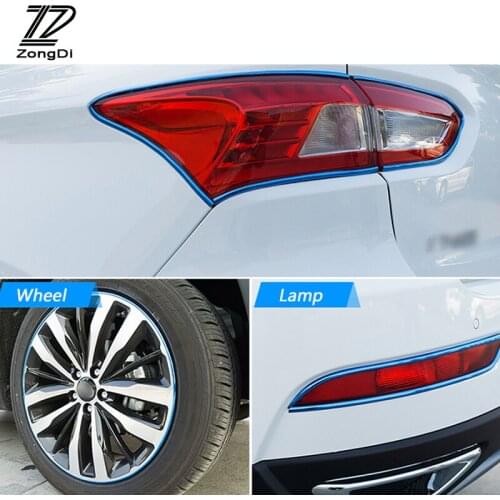 ZD Multifunction Decoration Strip Stickers For Toyota c-hr Kia sportage Peugeot 3008 Honda civic Hyundai tucson 2017 Accessories