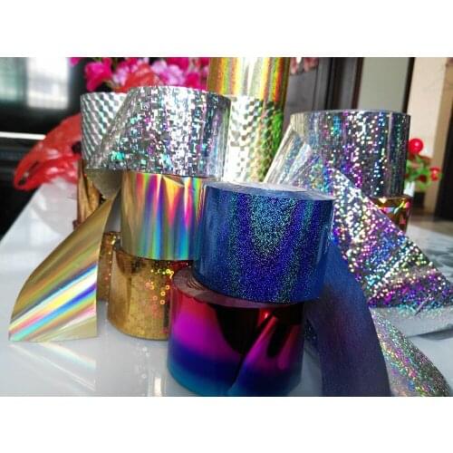Fashion 120*4CM 50rollers Mixed color Silver and Gold designs New Item Nail Foil Wholesale Nail Art Designs 30Colors