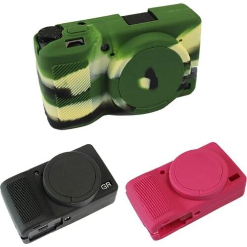 Soft Silicone Rubber case for RICHO GRIII ricoh griii gr3 camera Protective Body Cover Bag Skin