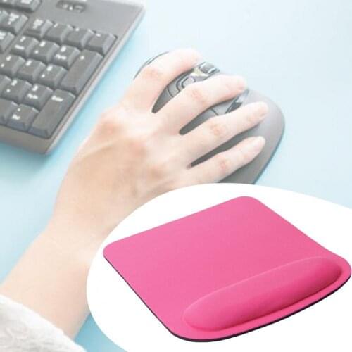 Anti-Slip Solid Color Square Soft Wrist Rest Design Mouse Pad PC Gaming Mousepad for Office