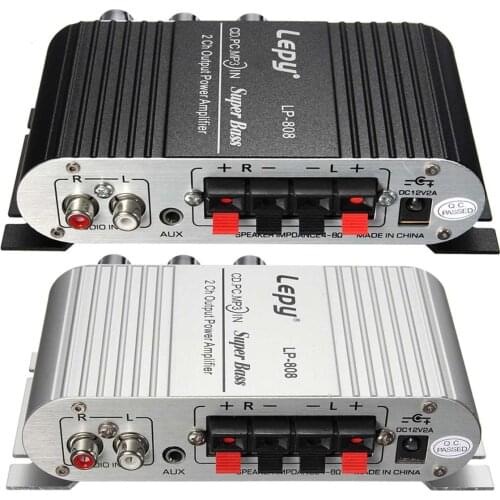 NEW 12V Car Amplifier Mini HiFi Stereo Audio Power Amplifier Subwoofer Booster Radio MP3 Channel Stereo Sound For Car Home Audio