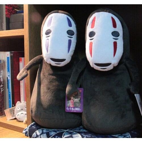 Original Miyazaki Hayao Ghibli Totoro Spirited Away No Face Man Cute Soft Stuffed Plush Toy Doll Birthday Gift Collection