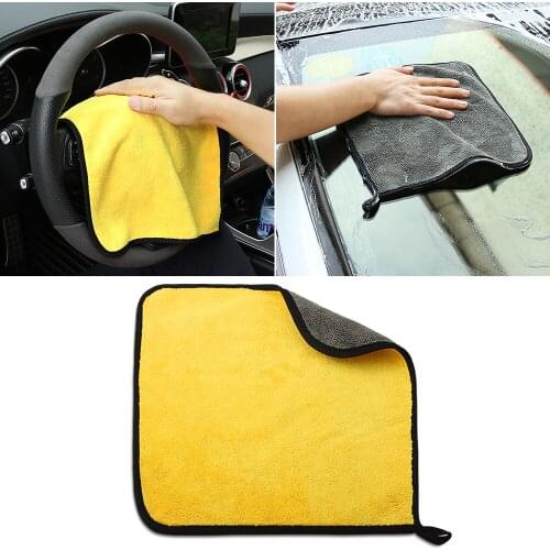 30x30 CM car wash microfiber towel for Peugeot 307 206 308 407 207 3008/2017 2008 208 508 301 306 408 106 107 607 405 806 807