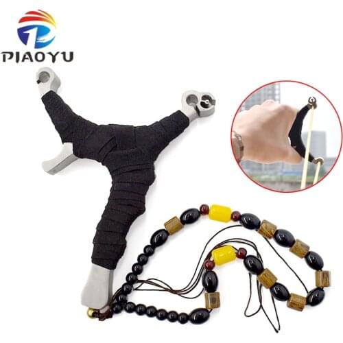 Big Power Slingshots Hunting Slingshot with Rubber Band Shooting Stainless Steel Catapult Shooting for Hunting