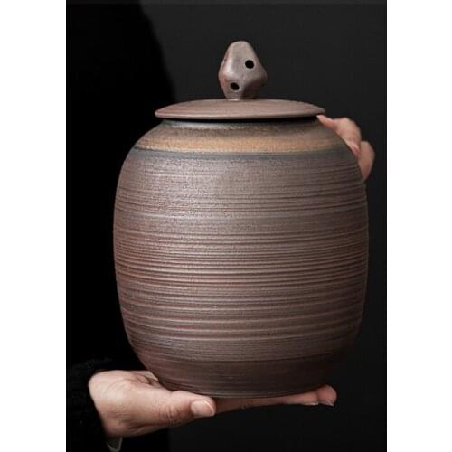 Retro Keepsake Urn Container for Ashes Pet Memorial Cremation Urns Ceramic Funeral for Ashes Dog cat