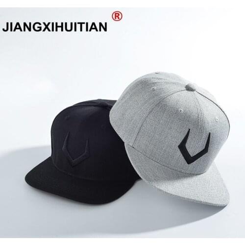 2017 High quality grey wool snapback 3D pierced embroidery hip hop cap flat bill autumn winter baseball cap for men and women