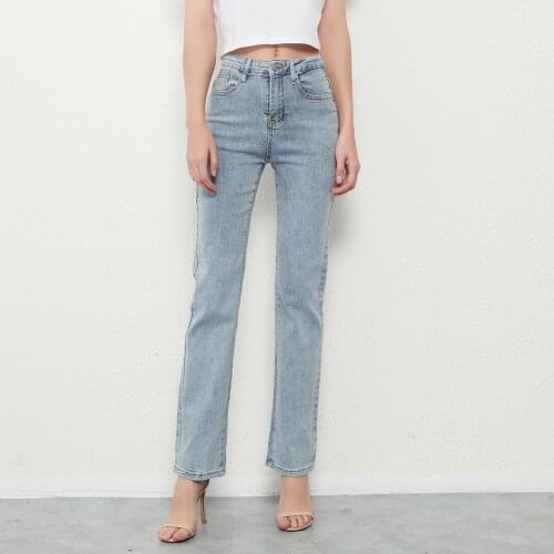 Zhisilao Women's Straight Jeans