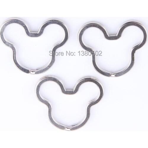 10PCS /lot nickel plated color 38*23mm unique design animal shape key ring buckle for backpack DIY Craft
