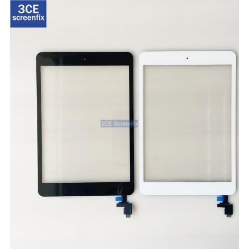 10Pcs Original for iPad mini 1 2 A1432 A1454 A1455 A1489 A1490 A1491 Touch Screen Digitizer + Home button + IC chip