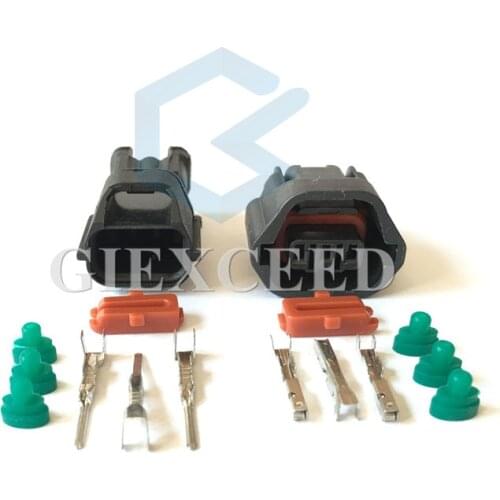 2 Sets 3 Pin 7283-8730-30 7182-8730-30 Wheel Speed Sensor Socket EVO Mivec Camshaft Sensor Plug For Mitsubishi Nissan Qashqai