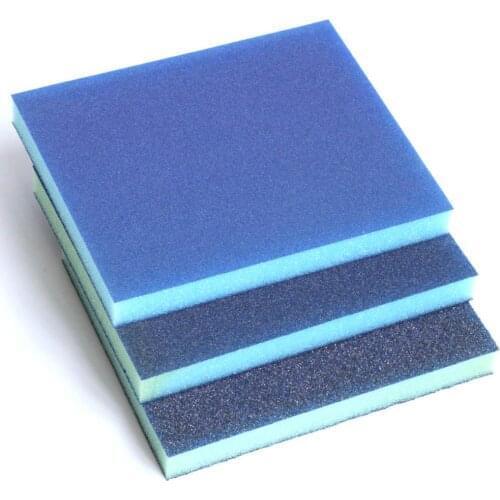 3pc Sponge sandpaper Double Side Abrasive Tools Sanding Sponge Block Polishing sponge