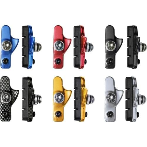 Road Bike C Brake Shoes Pads Block 55mm Aluminum Brake Pad