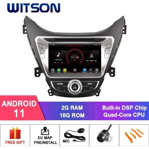 WITSON Android 11 AUTO CAR RADIO FOR HYUNDAI NEW ELANTRA i35 AVANTE 2010 2011 2012 2013 AUTO STEREO MULTIMEDIA built in carplay
