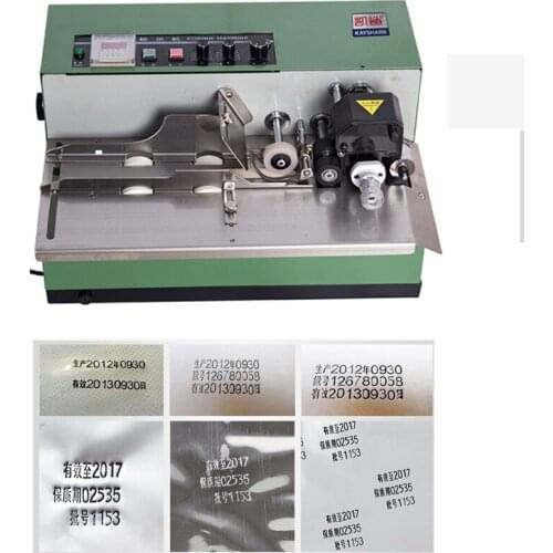 Automatic Ink Wheel Marking Machine Production Date Serial Number Food Plastic Film Bag Package Colored Printing Coding Machine