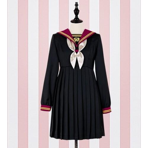 COYOUNG Brand New SO CUTE Girl uiform lolita dress pleated skirt women cosplay student costumes