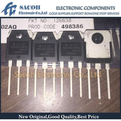 New original 10PCS/Lot DSEC60-02AQ or DSEC60-03AQ or DSEK60-04AQ TO-3P 60A 200V Fast Recovery Epitaxial Diode