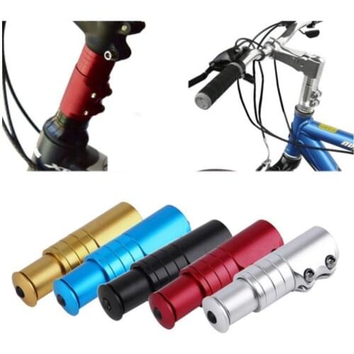 Mountain Road Bike Bicycle Handlebar Front Fork Stem Riser Extender Cycling Part Bicycle Adaptor Durable Mountain Stem Bike tool