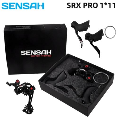 SENSAH transmission kit SRX PRO manual Variable speed rear dial 11 speed disc brake single disc road aluminum alloy transmission
