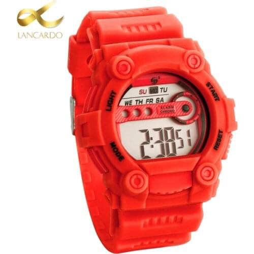 Lancardo Brand Childrens Watches LED Multifunction Quartz Digital Kids Wrist Watches Children Dress Watch Reloj Hombre