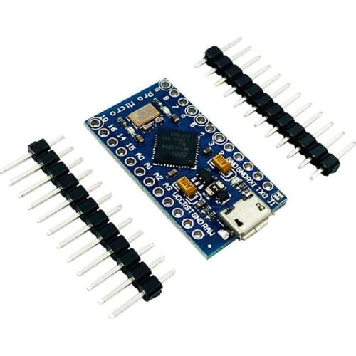 Pro Micro ATmega32U4 5V/16MHz Module with 2 row pin header MINI USB MICRO USB For Arduino