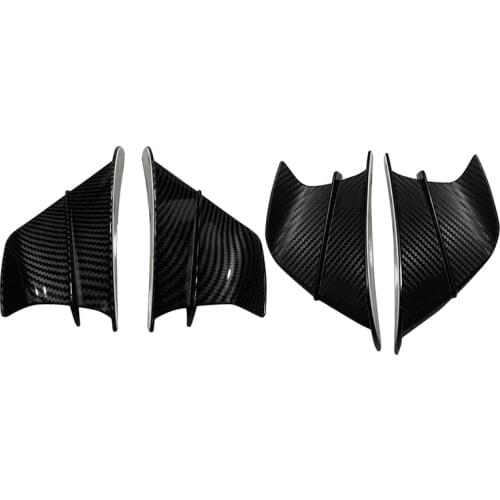 Motorcycle Fairing Front Aerodynamic Winglets Carbon Fiber Windshield Fairing Wing for Honda Suzuki Yamaha Kawasaki